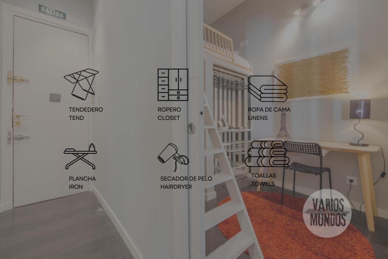 Great Apt Para 6Pax In The Heart Of Madrid Center Экстерьер фото